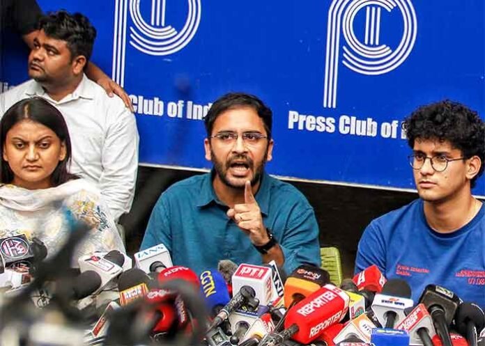 CJP leaders Saurav Das Ashutosh Ranka slams