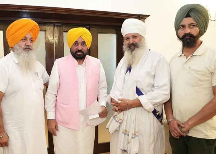CM Bhagwant Mann assures Dharam Yudh Morcha