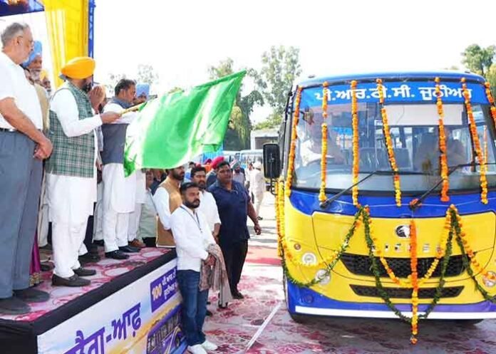 CM Mann flags off 100 mini buses
