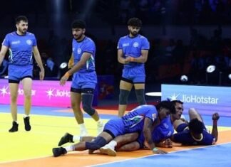 India Complete Commonwealth Kabaddi Championship Group Stage Unbeaten with 45-24 Win Over Sri Lanka