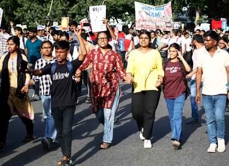NHRC Seeks Report From Delhi Police Over Sexual Harassment Allegations by Women Journalists Delhi Police women journalists sexual harassment Jantar Mantar protest