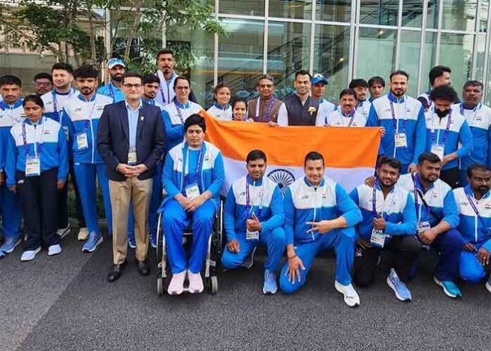 Embassy of India officials meet and extend support to the Indian contingent at Asian Para Games
