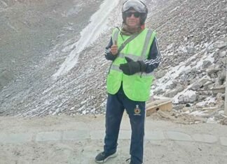 53-Year-Old Ferozepur Official Completes 2,342-Km Himalayan Expedition on 110cc Activa Ferozepur official Rana Harpinder Pal Singh on Himalayan expedition