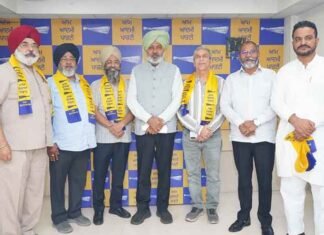 Former Kapurthala MC Vice President Davinderpal Singh Joins AAP Along with Prominent Local Leaders Former Kapurthala Municipal Council Vice President Davinderpal Singh and several prominent local leaders join AAP