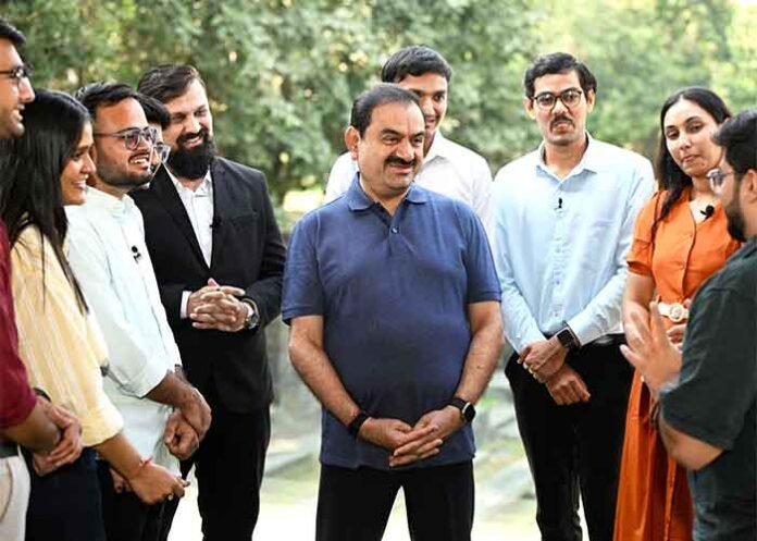 Gautam Adani praises 14 Adani Vidya Mandir alumni