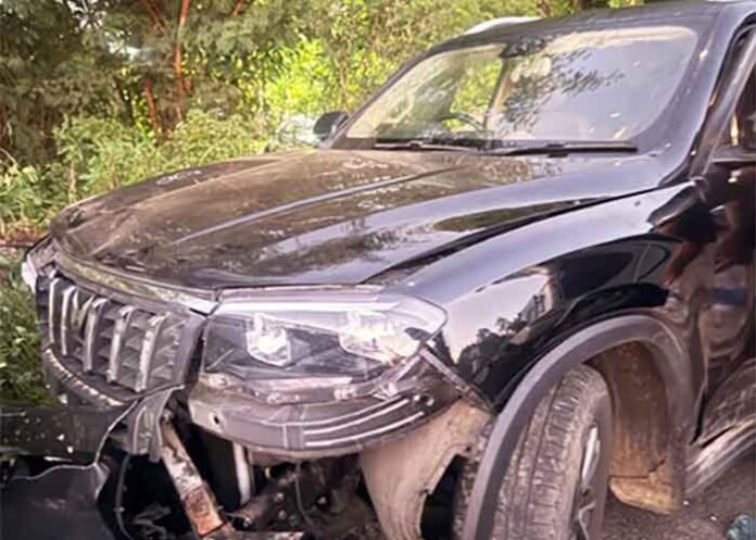 Gujarat police arrested a man after a highway chase involving gunfire