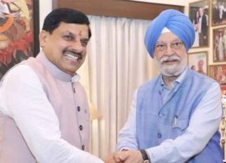 Hardeep Singh Puri’s Experience Will Benefit Madhya Pradesh’s Development: CM Mohan Yadav Hardeep Singh Puri Mohan Yadav