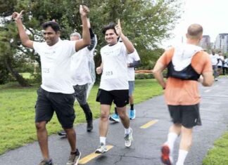 Hundreds Join Viksit Bharat Unity Run Near Washington, Promoting Fitness and Community Spirit Hundreds join India Unity Run near Washington