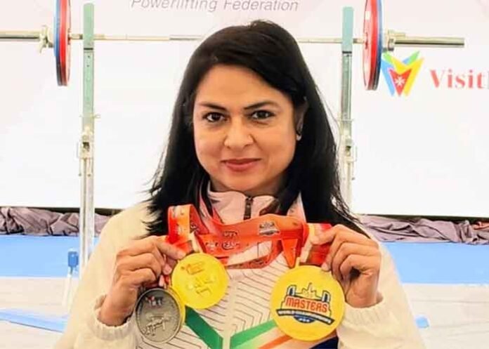 IRS officer Ekta Bishnoi clinches three gold medals