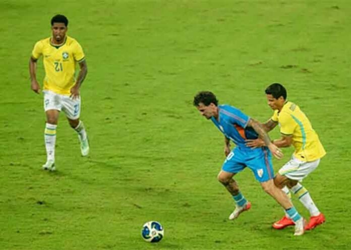India Brazil Football Match