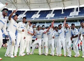 Tanmay Baloda’s Six-Wicket Haul Puts India U19 in Command Against Australia U19 India U19 Test Cricket Team wins
