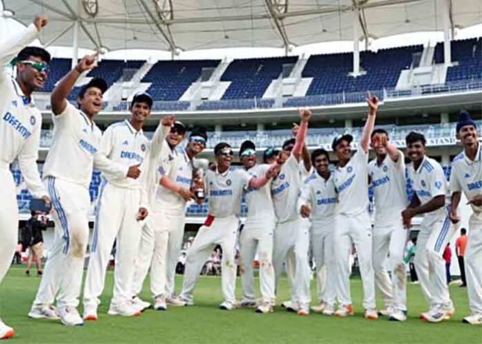 India U19 Test Cricket Team wins