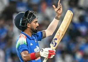 KL Rahul Indian Batsman Celebrate