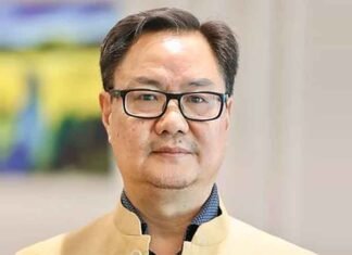 Kiren Rijiju Alleges ‘Regime Change’ Conspiracy Behind Protests Over Voter Roll Revision Kiren Rijiju Union Minister Pic