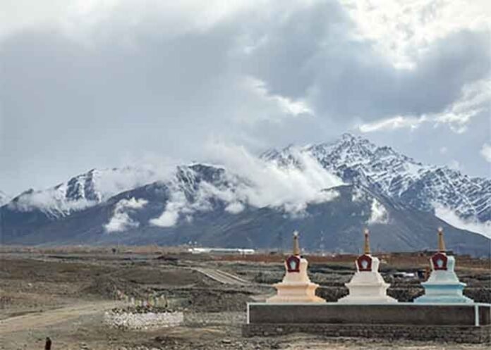 Ladakh locations identified by standard place & feature on Survey