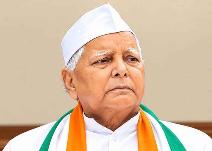 Lalu Prasad Yadav Rashtriya Janata Dal chief