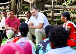 LoP Rahul Gandhi during Balaghat visit