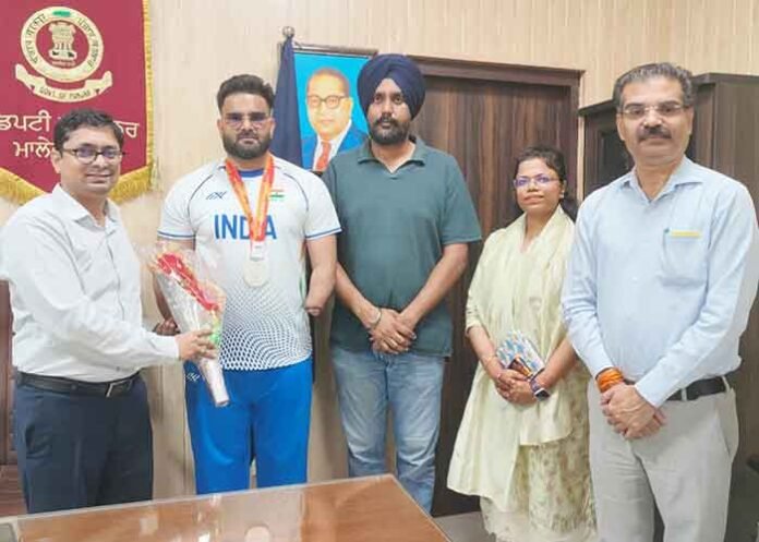Malerkotla DC honours Asian Para Games Mohammad Yasser