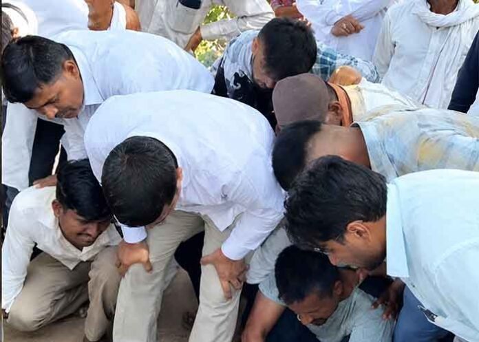 Nine-year-old Bhomaram remains trapped in a borewell in Rajasthan