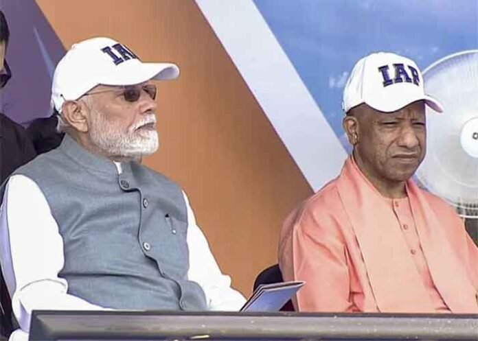 PM Modi witnesses IAF air show in Varanasi