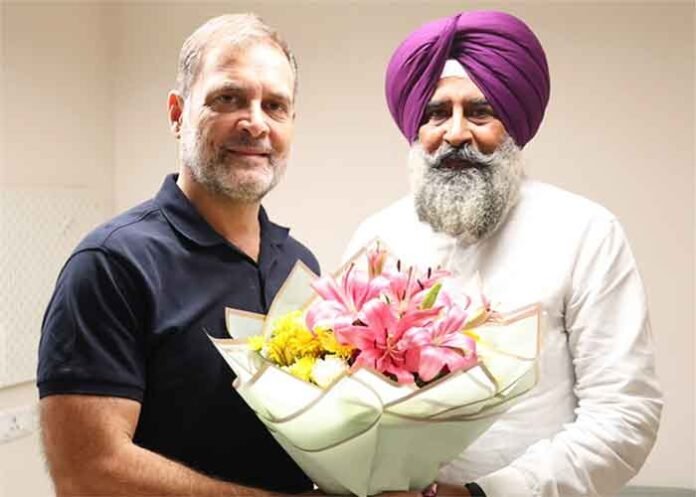 Pargat Singh Meets Rahul Gandhi