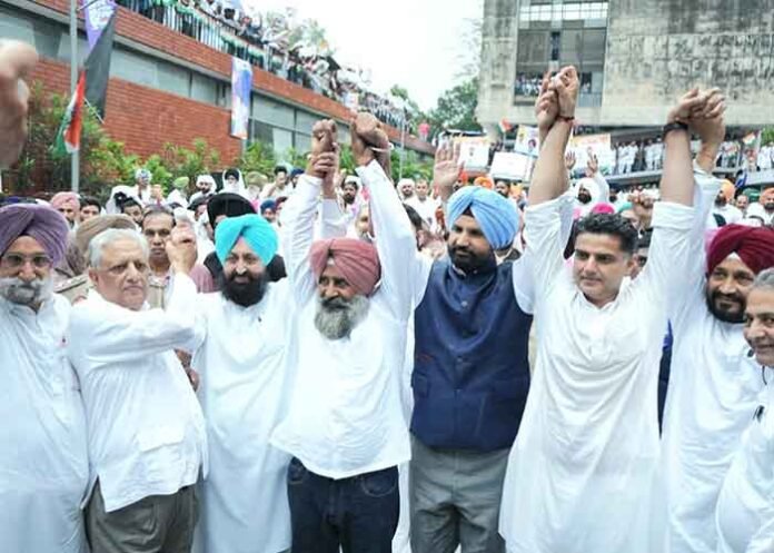 Pargat Singh takes charge as Punjab Congress president