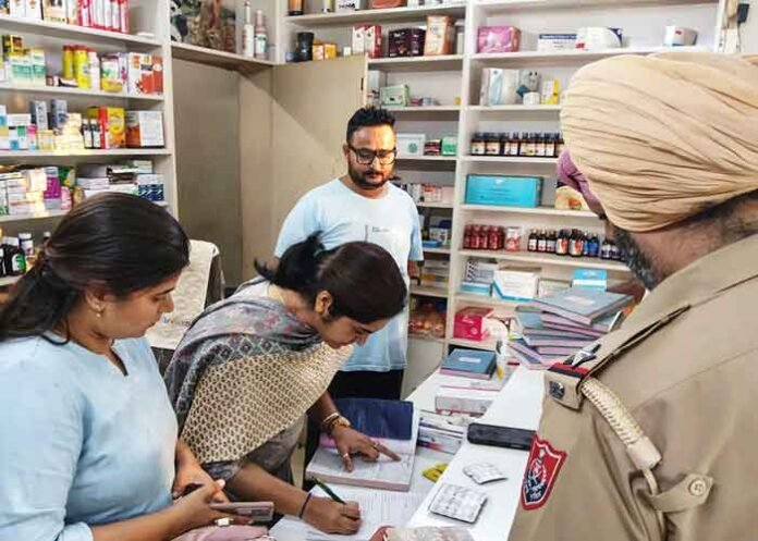 Patiala Drug Control Department Inspects Two Medical Stores