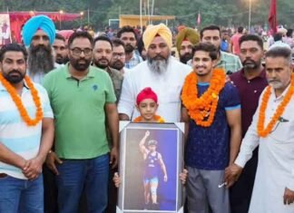 Patiala Welcomes Wrestler Jaskaran Singh After He Wins Bronze at World Championship in US Patiala welcomes wrestler Jaskaran Singh after his bronze medal win
