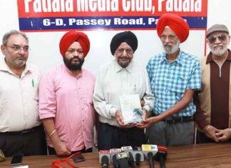 ‘Patialvi Patrakar’ by Ujagar Singh Released, Documents Contributions of 158 Journalists from Patiala Patialvi Patrakar by Ujagar Singh Released