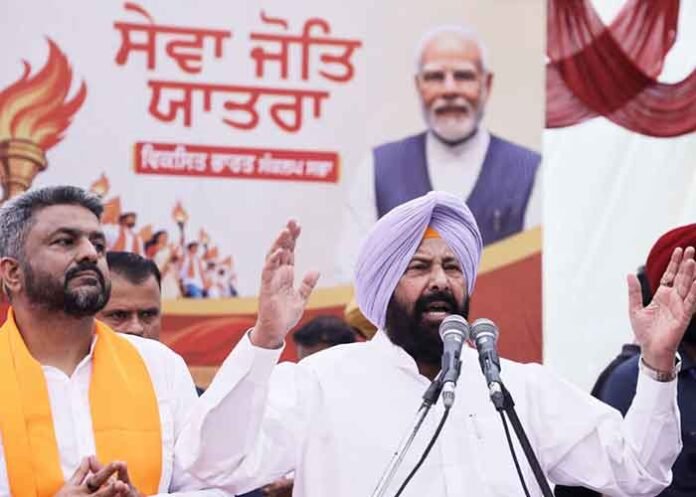 Punjab BJP holds Seva Jyoti Yatra and Viksit Bharat Sankalp Sabha
