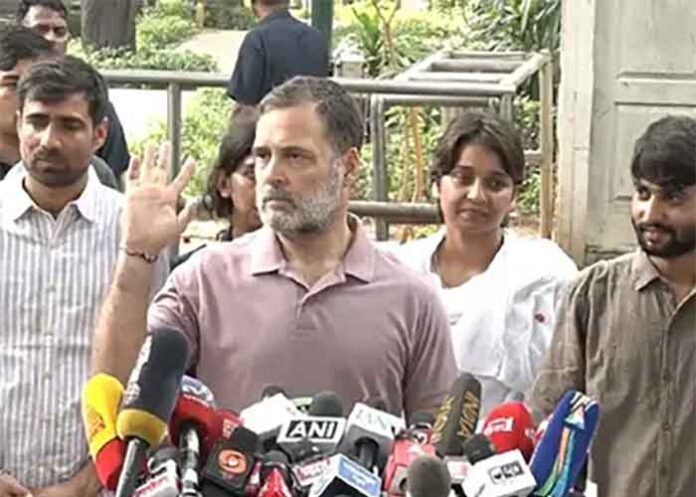 Rahul Gandhi to students