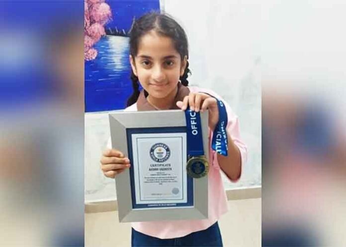 Ranchi 11-year-old Aashvi Vashishtha