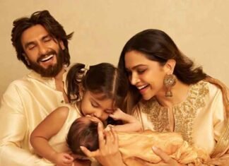 Ranveer Singh and Deepika Padukone Reveal Second Daughter’s Name as Devi Padukone Singh on Dussehra Ranveer Singh and Deepika Padukone with daughters