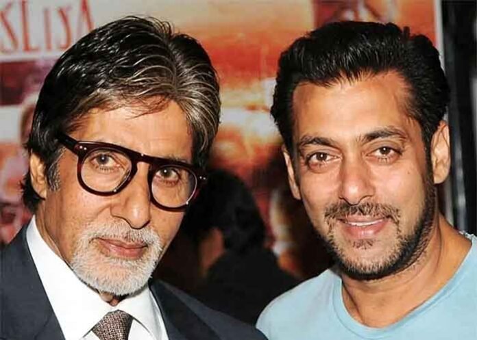 Salman Khan with Amitabh Bachchan