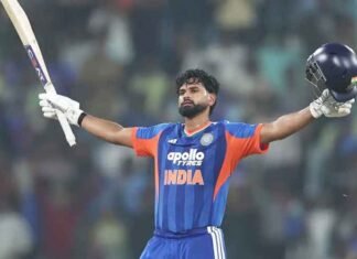 Shreyas Iyer Jumps 18 Places to Career-Best No. 7 in ICC T20I Batting Rankings Shreyas Iyer Cricket Century