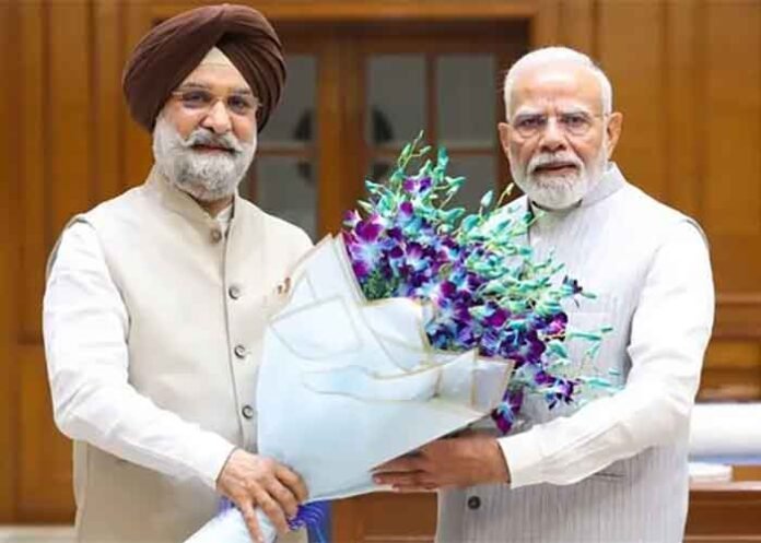 Taranjit Singh Sandhu meets PM Modi