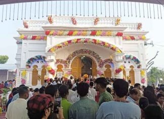 Animal Sacrifice Tradition Continues at Tripura’s Historic Durgabari Temple on Maha Navami Tripura historic Durgabari temple
