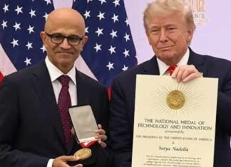 Trump Honours Satya Nadella, Elon Musk and Four Other Tech Leaders With US Medals
