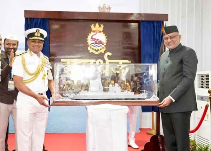 Vice-President C. P. Radhakrishnan commissions INS Samarthak