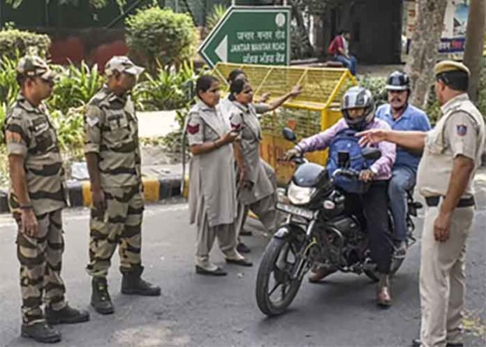 restrictions in Delh Policei over CJP protest